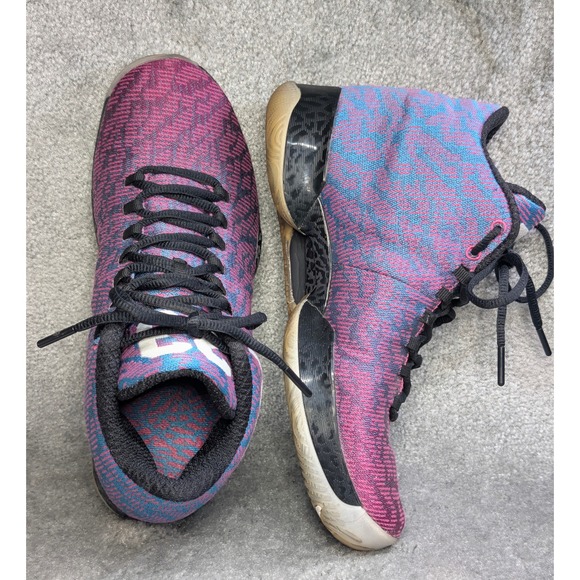 Jordan XX9 Men's Basketball Shoes Size 8 Pink Blue Retro 23 Flight 705285 407 - Picture 9 of 12
